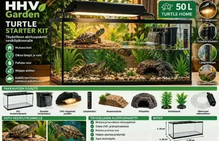 HHV Garden TURTLE STARTER KIT