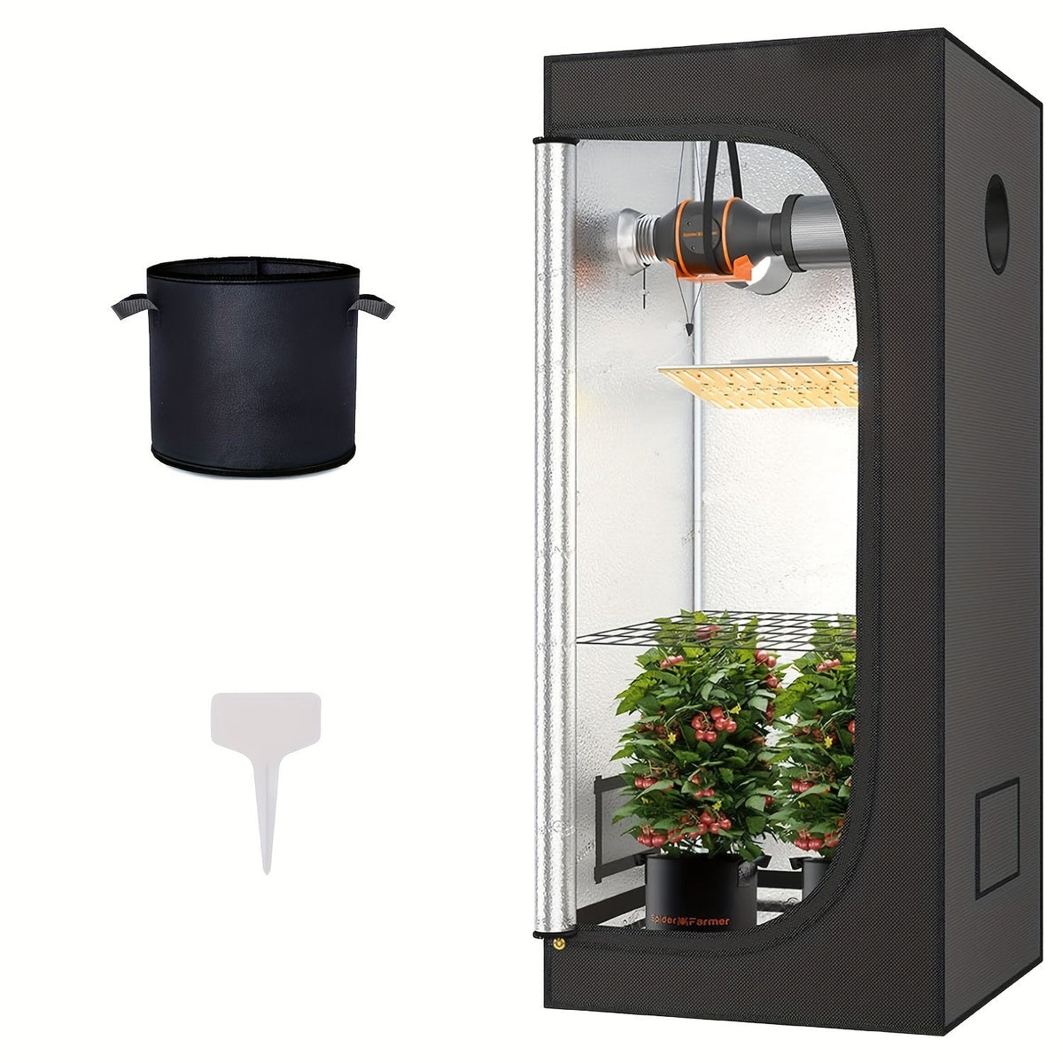 NNETM Hydroponic Grow Tent Kit-2