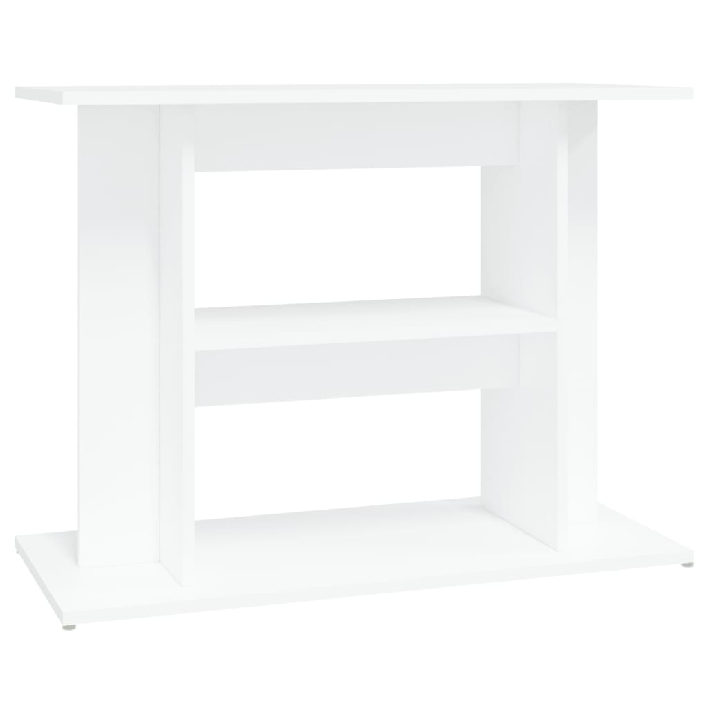 NNEVL Aquarium Stand White 80x35x60 cm Engineered Wood-1