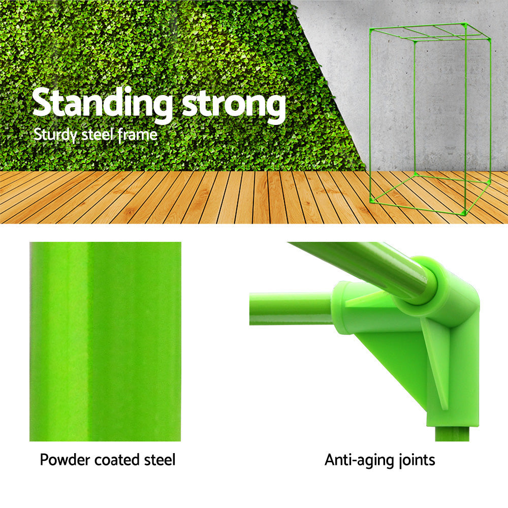 Green Fingers Grow Tent 90x90x180CM Hydroponics Kit Indoor Plant Room System-3