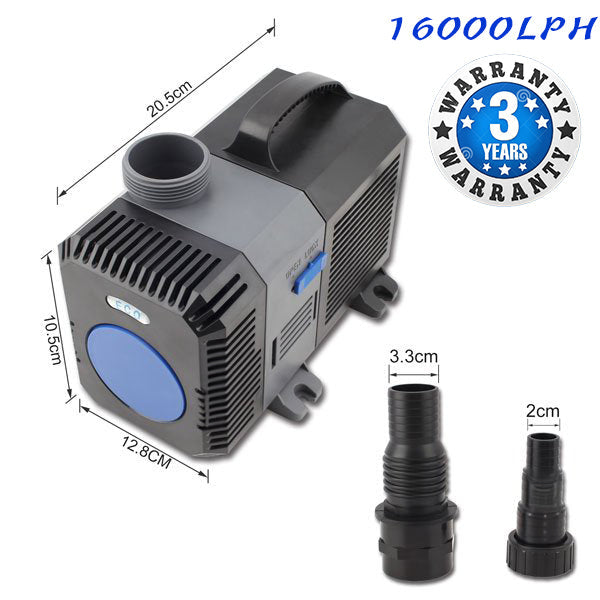 HHV Garden AquaFlow 16000 – tehokas 140 W uppopumppu