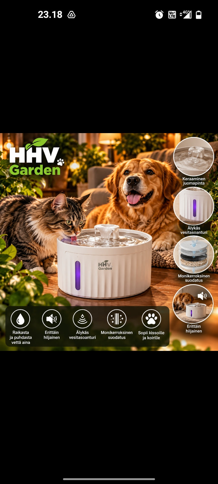 HHV Garden Älykäs juoma-automaatti