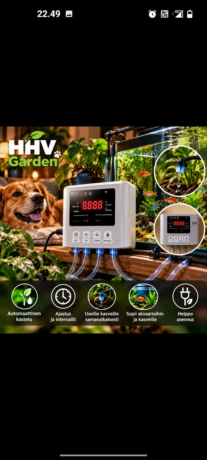 HHV Garden SmartDrip – automaattinen kasteluajastin